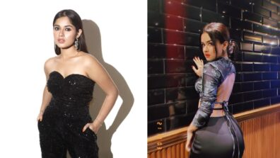 Take the black vogue code from Avneet Kaur and Jannat Zubair