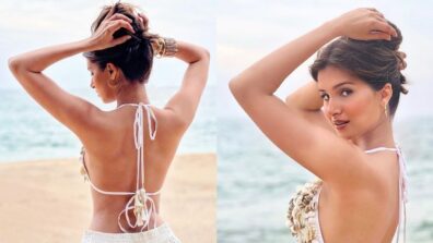 Tara Sutaria flaunts sensuous back at beach, we are crushing