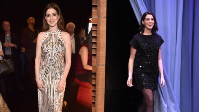 Times Anne Hathaway Showed Her Fashion Sense In A Sparkle Outfit, See Pics