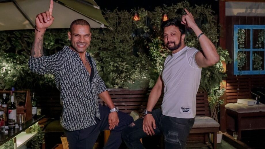 Trending: Shikhar Dhawan chills with South superstar Kichcha Sudeepa, pic goes viral 768914