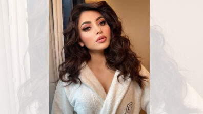 Urvashi Rautela Keeps It Uber Stylish In White Bathrobe Outfit, See Pics