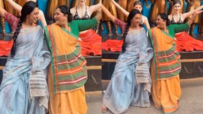 Viral: Anupamaa fame Rupali Ganguly gets dancing shoes on with bestie in saree, check out