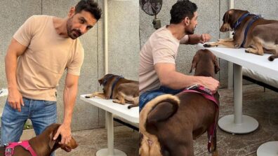 Viral Photos: John Abraham gets playful with pawbuddies