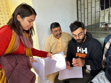 Virat Kohli and Anushka Sharma Visit To Holy Places: Vrindavan To Rishikesh 771972