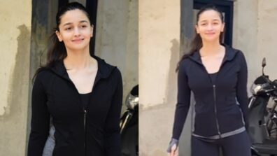 Watch: Alia Bhatt drops sassy mama goals in black gym attire