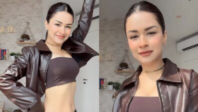 Watch: Avneet Kaur flaunts curvaceous midriff in off-shoulder bralette, check out