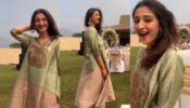 Dhvani Bhanushali Oozes In Multicoloured Khadi Kurta And Pant