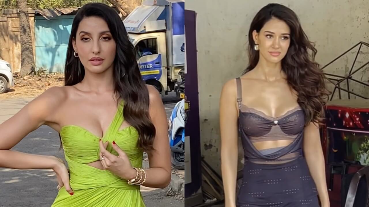 Watch: Disha Patani and Nora Fatehi burn sensuality quotient on sets, see videos 770561