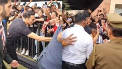 Watch: Fan breaks security to meet Akshay Kumar, see what ‘Khiladi Kumar’ did next