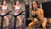 Watch: Janhvi Kapoor sweats it out in gym in bralette and shorts, fans love it