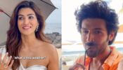 Watch: Kriti Sanon enjoys a delicious drink with ‘Shehzada’ Kartik Aaryan, video goes viral