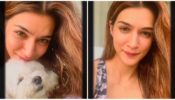 Watch: Kriti Sanon Looks Gorgeous As She Starts Friday Morning With Her Paw-Friend