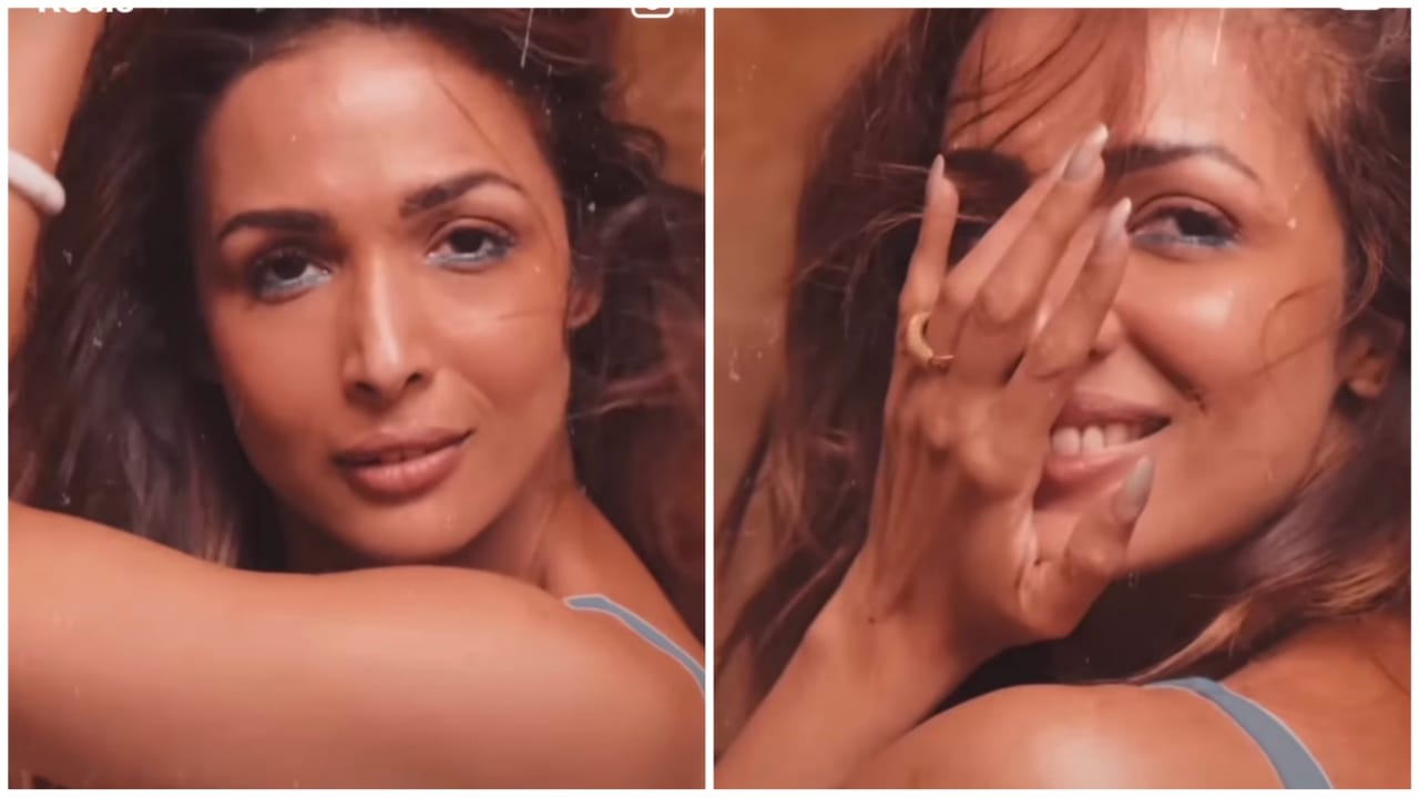 Watch: Malaika Arora Looks Bombshell In A Blue Bralette Outfit 773463