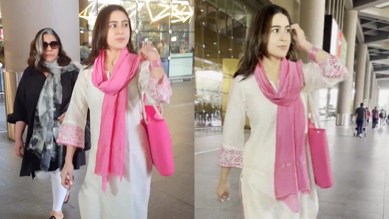 Watch: Sara Ali Khan's unexpected cute moment with fan at airport 769988