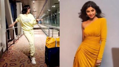 Watch: Shilpa Shetty gets groovy inside airport, rare footage goes viral