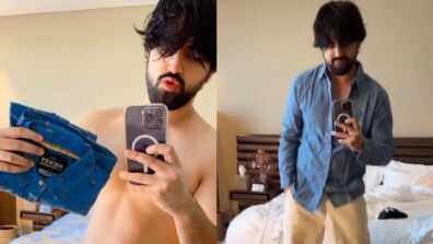 Zain Imam goes shirtless in towel at Dubai, see viral footage