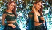 Naach Gaana: Rakul Preet Singh attends family wedding in green shimmery transparent lehenga, check out