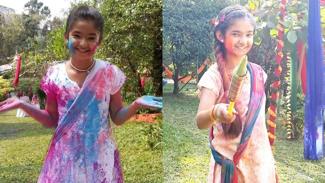 A Holi wish from ‘little’ Anushka Sen, see rare childhood picture 781344