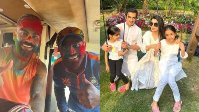 A quick sneak-peek into Virat Kohli, Ravindra Jadeja and Gautam Ganbhir’s Holi celebration