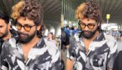 Allu Arjun activates Pushpa mode at airport, see swag video
