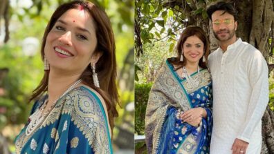 Ankita Lokhande gets couple photoshoot done with hubby Vicky Jain, flaunts Banarasi saree along with sindoor