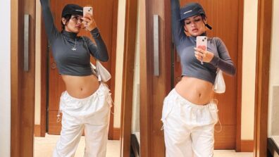 Avneet Kaur flaunts curvaceous midriff in crop top, fans sweat