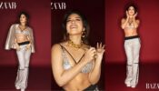 Bhumi Pednekar Looks Snazzy In A Bralette Top And Pants