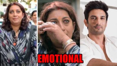 Big Revelation: Smriti Irani gets emotional, recalls telling Sushant Singh Rajput “Apne aap ko maar mat dena kabhi”