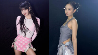 Blackpink Lisa And Jennie Show Fashion Style In Corset Top And Skirt