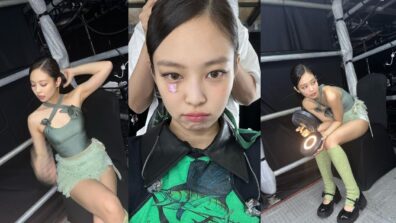 Blackpink’s Jennie Has Killer Fashionista Vibes In A Green Halter-Neck Top With Mini Skirt