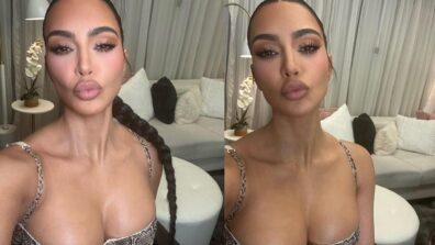 Captivating Glamourous Kim Kardashian’s Matte Makeup Look In Selfie Pictures