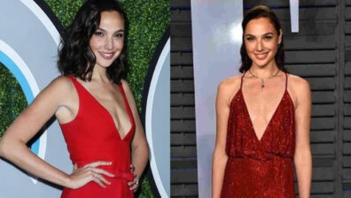Check Out: Gal Gadot Makes Her Head Turn In Red Outfits