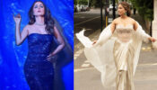 Check Out: Hina Khan Exudes Royalty In Monotone Strapless Gowns