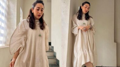 Check Out: Karisma Kapoor Shows Her Ultimate Fashion In A Off-White Midi Dress