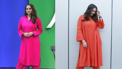 Check Out: Sania Mirza Nails The Monotone Fashion In Kurta Set