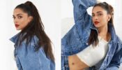 Deepika Padukone Totally Rocks Her Outfit In White Crop Top With Blue Jeans; See Pics