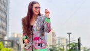 Divyanka Tripathi gets experimental with colours, spotted all smiles