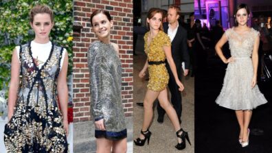 Emma Watson’s fashion tales in sequins, see pics