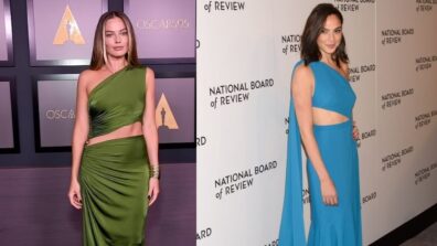 Fashion Battle: Anne Hathaway Or Gal Gadot Or Margot Robbie; Who Looks Better In Monotone One-Shoulder Outfits?