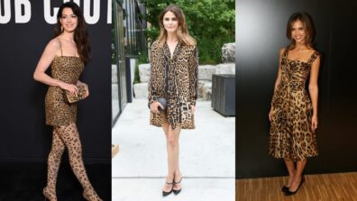 Fashion Battle: Jessica Alba Or Anne Hathaway Or Jennifer Lawrence; Who Looks Bewitching In Leopard Printed Outfits?