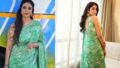 Fashion Face-Off: Janhvi Kapoor Or Tabu; Who Looks Stunning In Green Floral Printed Saree?