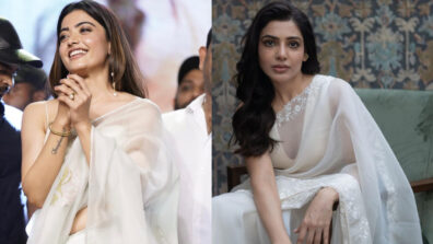 Fashion Face-Off: Samantha Ruth Prabhu Or Rashmika Mandanna; Who Looks Bewitching In Organza Saree?