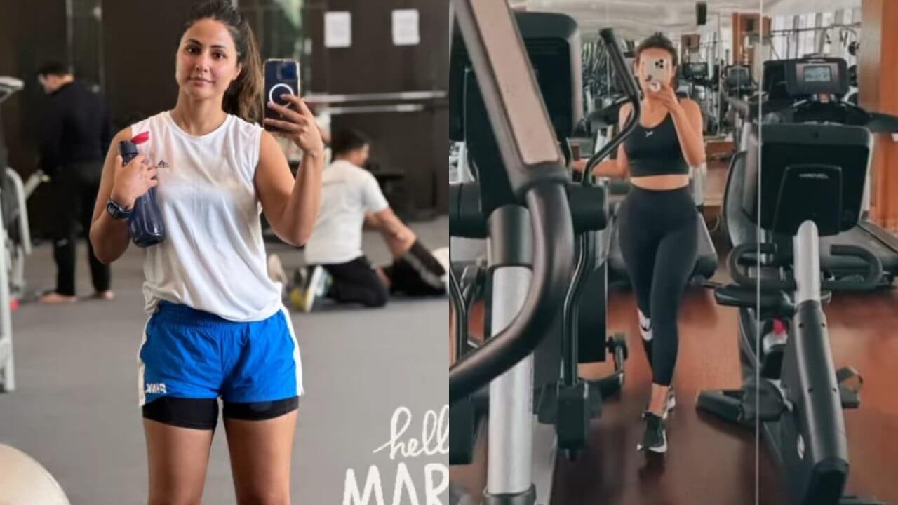 Fitness Beauties: Hina Khan and Surbhi Jyoti start off March with workout zeal 780643