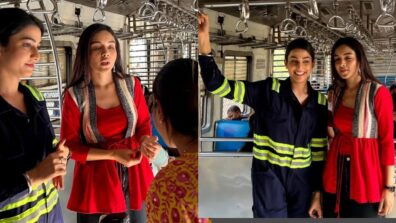 From Star Plus’ Upcoming Masaledaar Show Chashni, Sisters Roshni and Chandani Embarked On A Train Journey To Promote Their Show and Enteracted With The Commuters