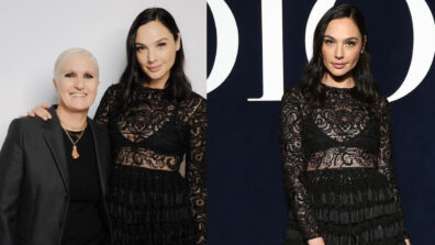 Gal Gadot Looks Bombshell In A Black Lace Dress; Check Now!