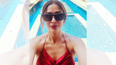 Goa Love: Malaika Arora turns her sass on in red bikini