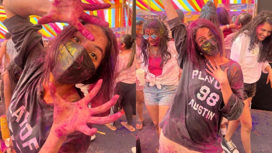 Happy Holi: Shehnaaz Gill goes crazy with colours 781327