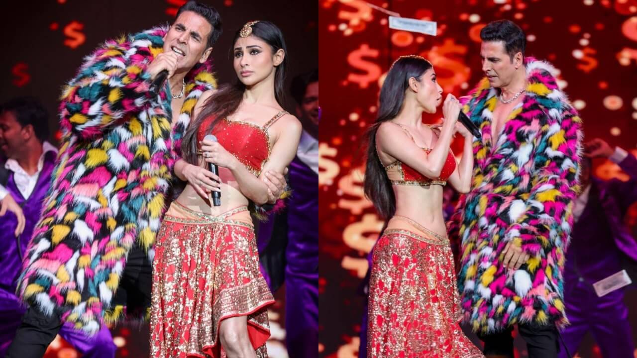 In Pics: Mouni Roy shares candid moments with Akshay Kumar from Atlanta show 780658