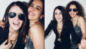 In Pics: Radhika Madan Twins With Sanya Malhotra In All-Black Outfits