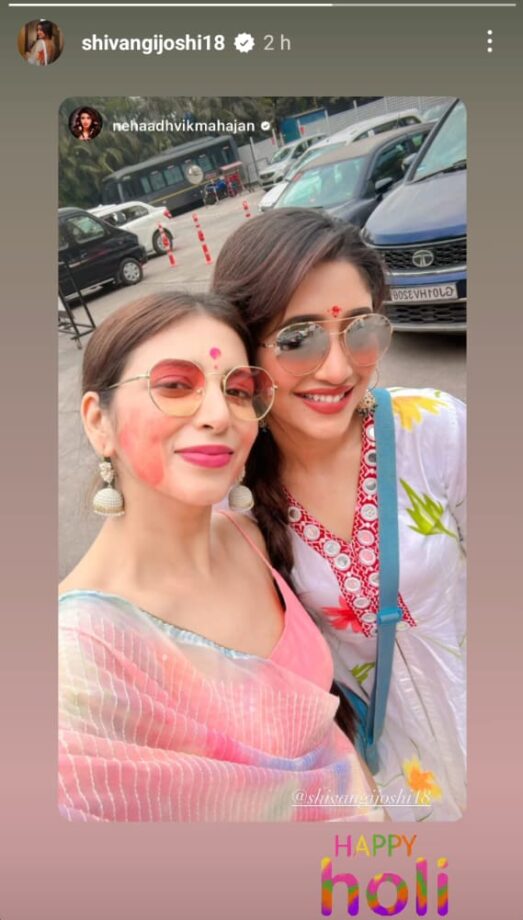 In Pics: Shivangi Joshi and Neha Adhvik Mahajan’s Holi vibes are on point 781306